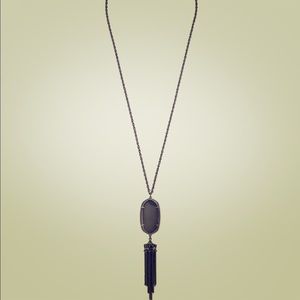 Kendra Scott Rayne Gun Metal Necklace